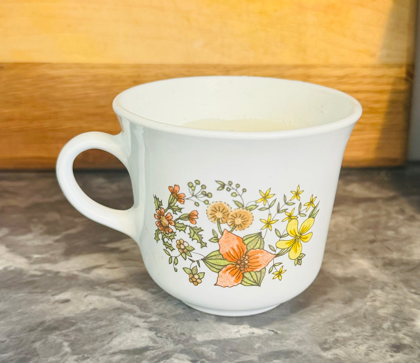 Vintage Candle Tea Cup